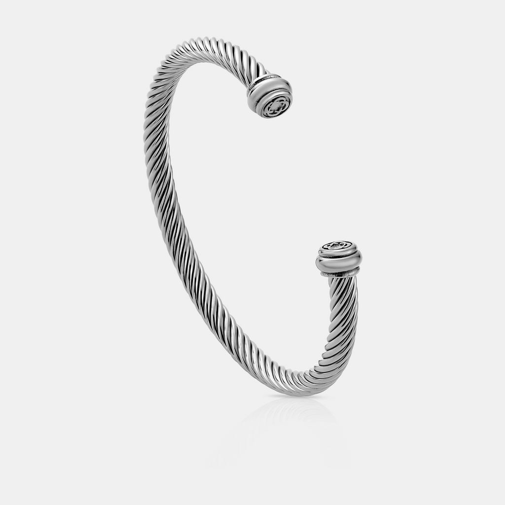 Rope Cuff (Silver)