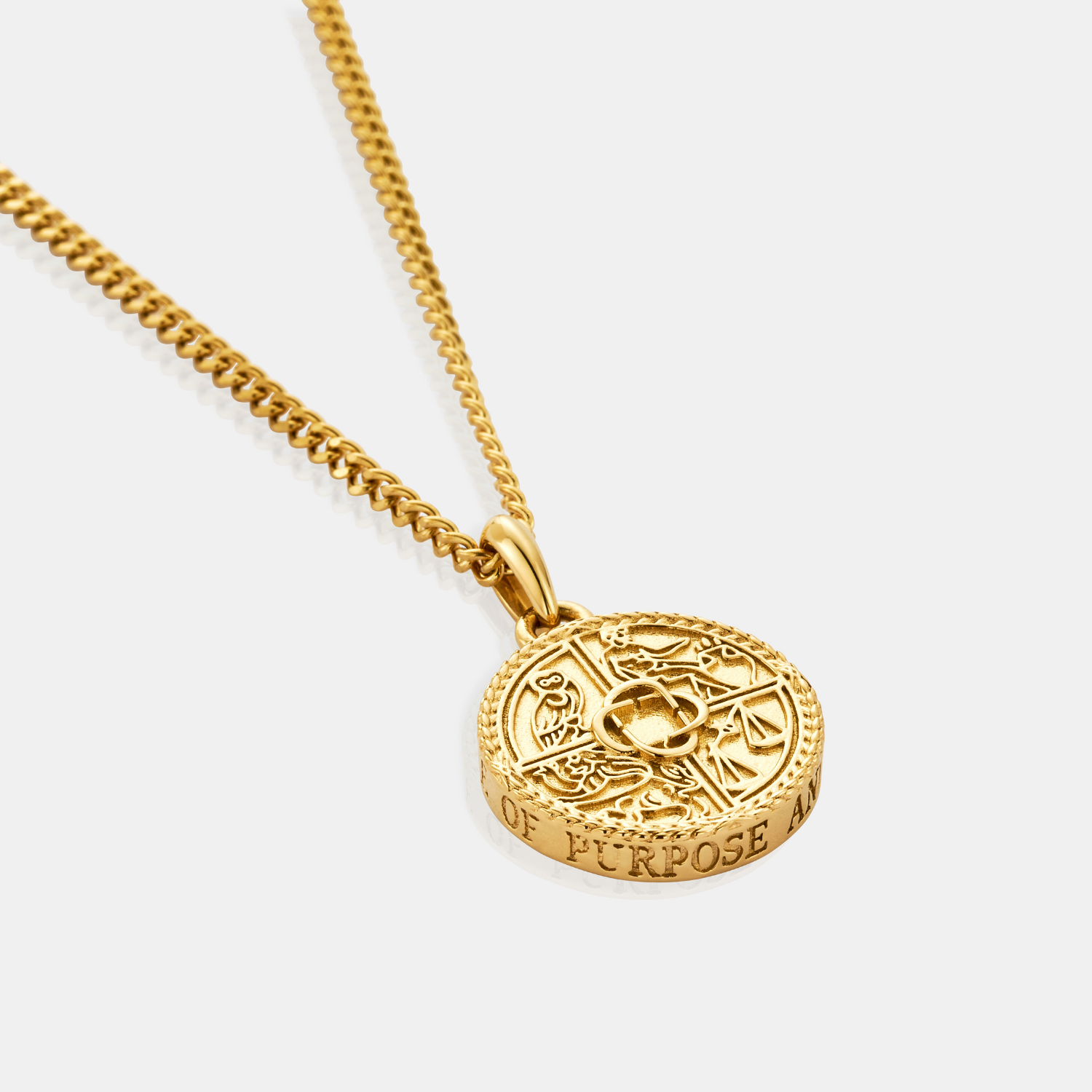 Virtues Pendant (Gold)
